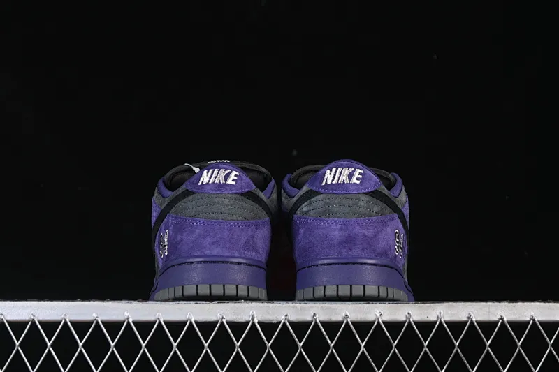 All categories Nk SB Dunk Series Nk SB Dunk Low low-top sneakers C version Supreme x Nike Dunk SB Dunk Low joint gray and purple low-top casual skateboard shoes HQ8487-500